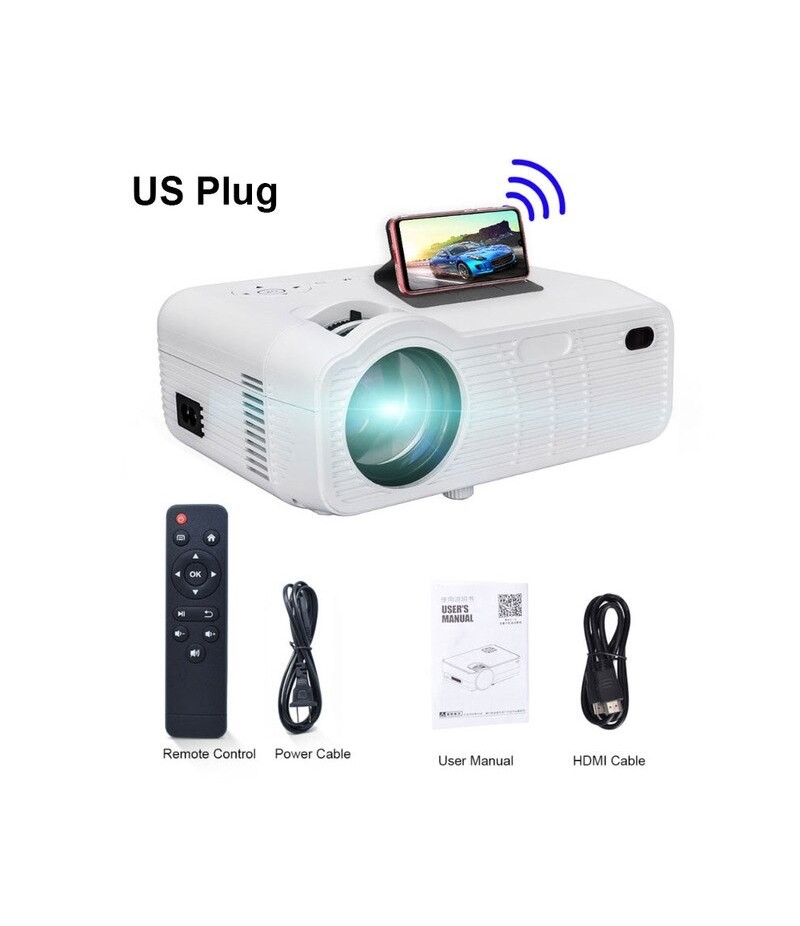 Mini projecteur Salange P40W pour iPhone, affichage de synchronisation