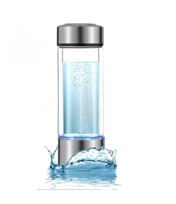 500ML Portable générateur d'hydrogène filtre à eau ioniseur pur H2 PEM  riche en hydrogène bouteille alcaline électrolyse boisson