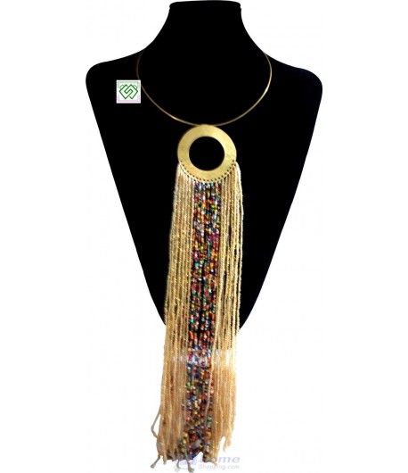 Collier en perle longue Collier en perle longue