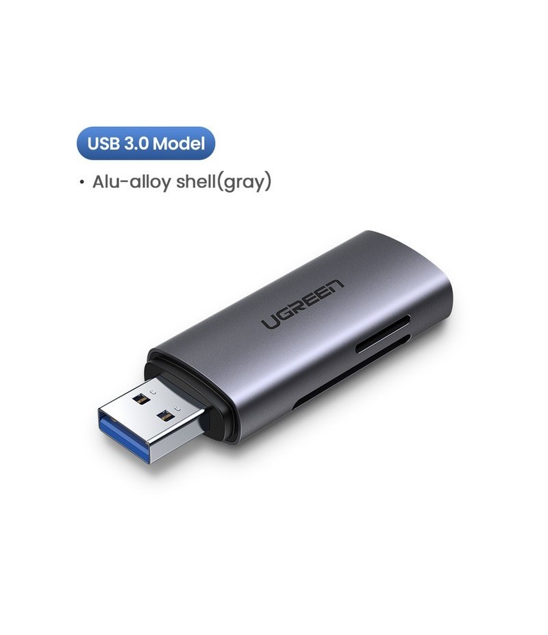 Generic - Lecteur de Carte mémoire GREEN USB 3.0 ，Micro SD SD TF Carte  Adaptateur pour Ordinateur Portable OTG ,L36 * W50 * H13(mm) - Noir -  Lecteur carte mémoire - Rue du Commerce