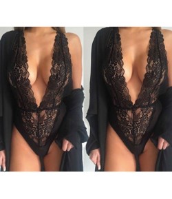 Sous-Vêtements Sexy Profond Col V