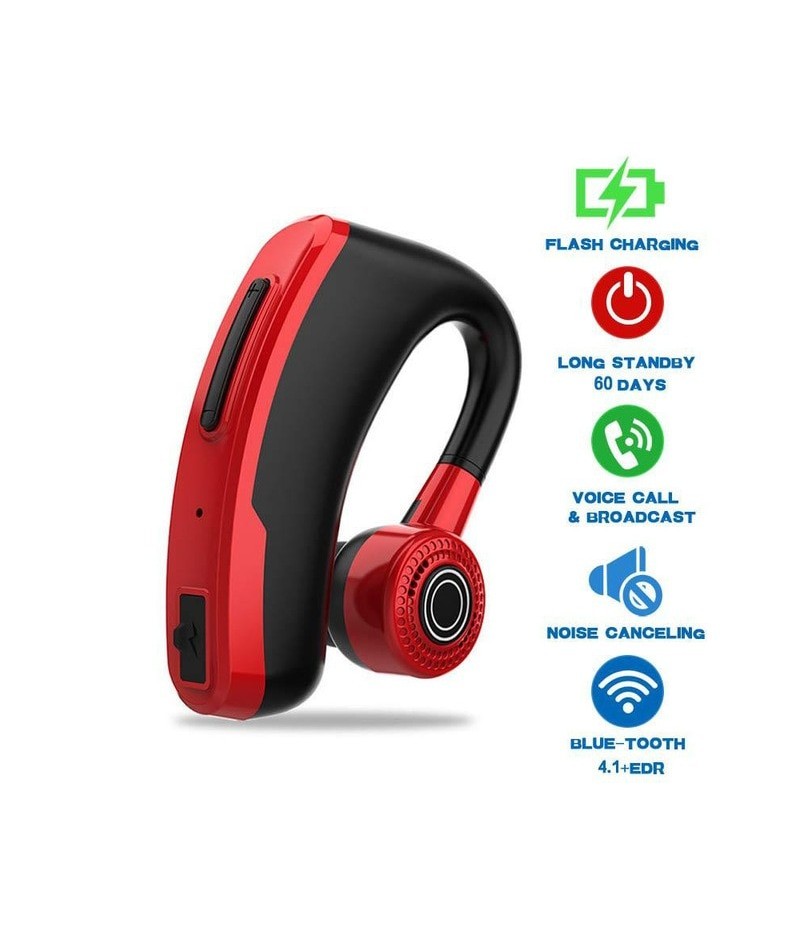 Oreillette Bluetooth mains libres anti-transpiration anti-bruit