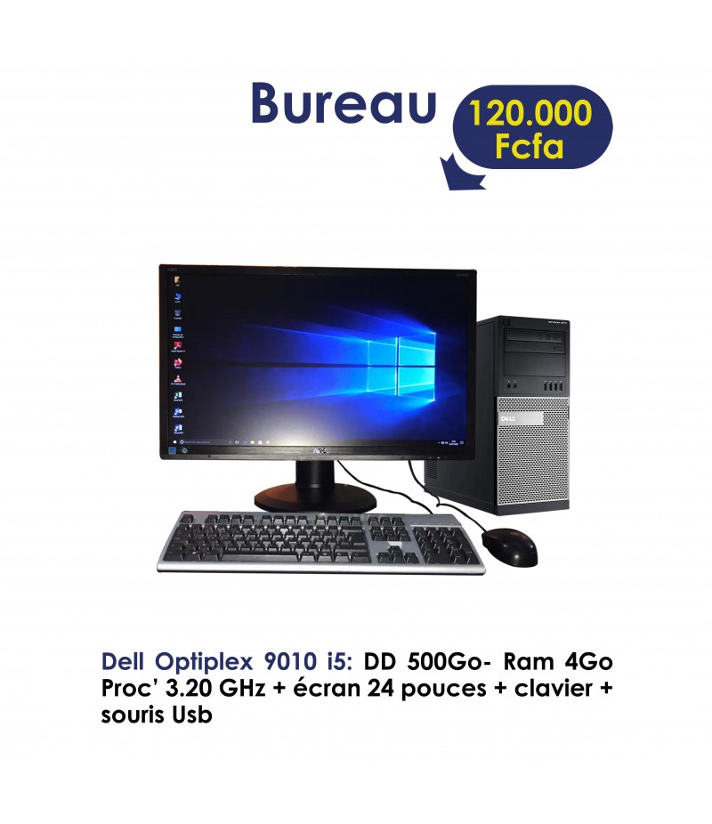Bureau Dell Optiplex 9010 i5